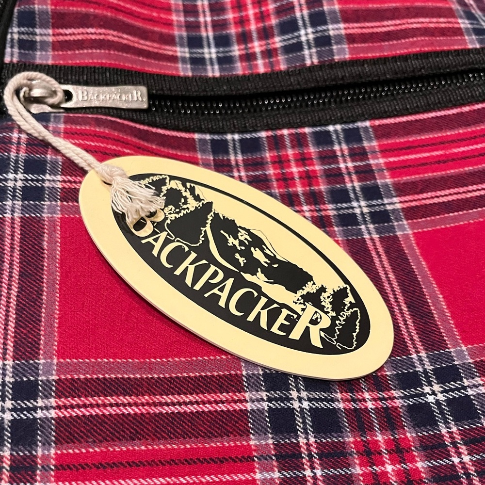 Backpacker Red Plaid Backpack - Picture 3 of 8